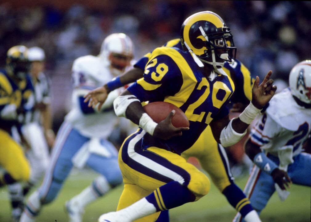 1984: Eric Dickerson runs for 2,105 yards